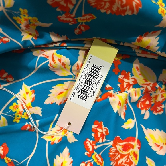 NEW Summersalt X Diane Von Furstenberg Bow Shoulder One Piece Swimsuit, size 12. - Picture 7 of 9